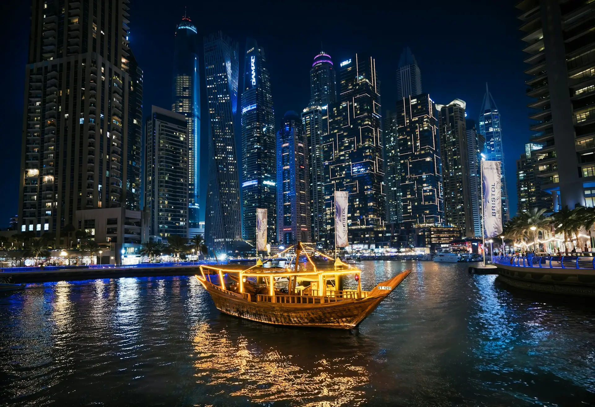 Old Dubai, by dhow